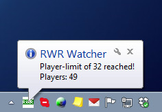RWR Watcher server list